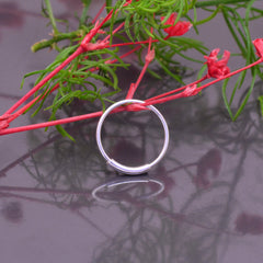 92.5 Sterling Silver 8 mm Nose Ring for Women