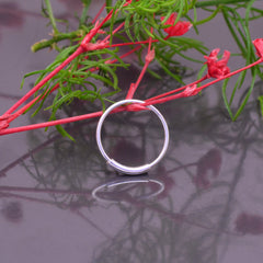 92.5 Sterling Silver 8 mm Nose Ring for Women