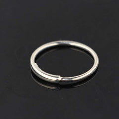 Combo of 92.5 Sterling Silver and Gold Plated Nose Ring for Women and Girls