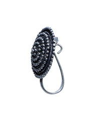 Bohemian Clip On Press On Nose Pin in Silver Alloy