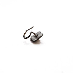 Designer Four Petals Silver Alloy Nose Pin