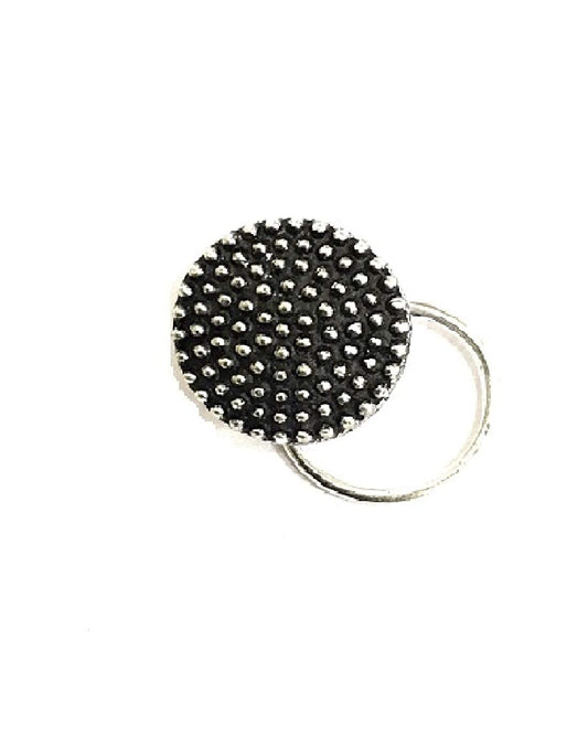 Designer and Tribal look Big Silver Alloy Nose Pin