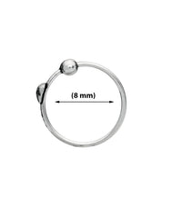 Combo of 92.5 Sterling Silver Nose Ring for Women and Girls