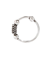 Combo of 92.5 Sterling Silver Nose Ring for Women and Girls