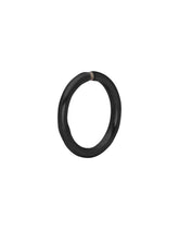 Black Enamel coated Nose ring in 92.5 Sterling Silver