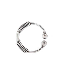 Designer Clip On Nose Ring in 92.5 Silver