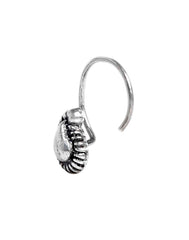Tribal look Nose Pin with wire in 92.5 Silver for women and Girls