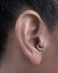 92.5 Sterling Silver Designer Nose Ring and Septum Ring