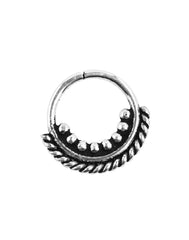 92.5 Sterling Silver Designer Nose and Septum Ring