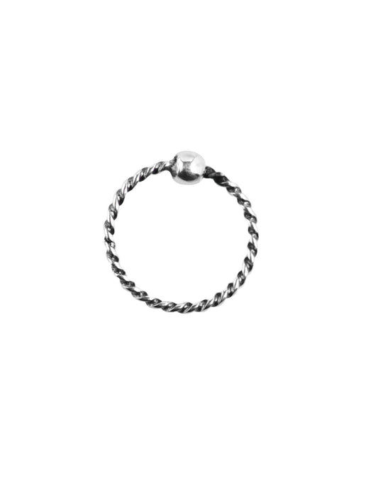 92.5 Sterling Silver Delicate Small Nose Ring