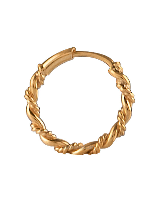 Gold Plated Nose Ring in 92.5 Sterling Silver