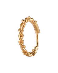 Gold Plated Nose Ring in 92.5 Sterling Silver