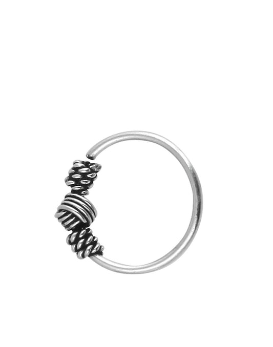 Designer Nose Ring in 92.5 Sterling Silver