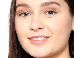 Designer Nose Ring in 92.5 Sterling Silver