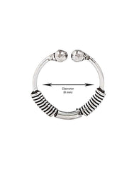 Combo of 92.5 Sterling Silver Clip On Nose Ring