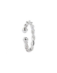 Combo of 92.5 Sterling Silver Clip On Nose Ring for Women and Girls