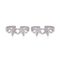 Fashionable pair of Toe Rings Bichiya in 925 Silver