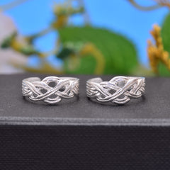 Beautiful pair of Toe Rings Bichiya pure 925 Sterling Silver