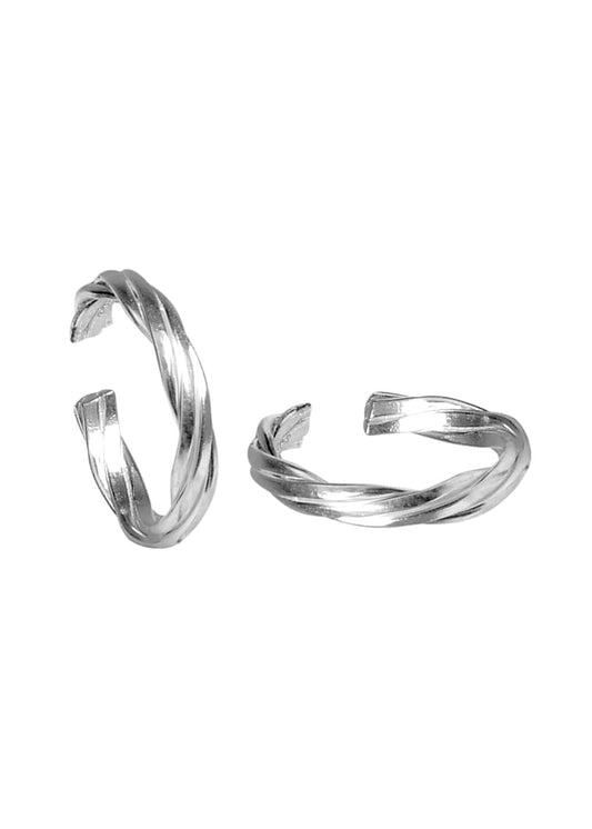 Unique pair of Toe Rings Bichiya in 925 Sterling Silver