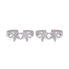 Fashionable pair of Toe Rings Bichiya in 925 Silver - Toe Rings