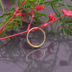 Gold Plated 92.5 Sterling Silver 6 mm Nose Ring - Silver Nose Ring