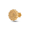 18k Gold Plated Screw Back Nose Pin in 92.5 Sterling Silver for Women and Girls