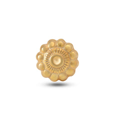 18k Gold Plated Screw Back Nose Pin in 92.5 Sterling Silver for Women and Girls - Silver Nose Pin