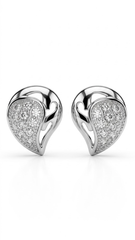 925 Sterling Silver Cz Studs for Girls in Pure