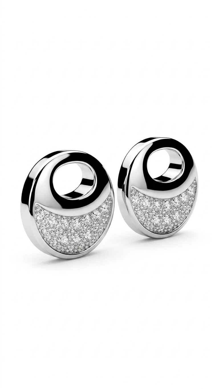 925 Sterling Silver Trendy Cz Studs