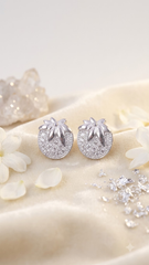 925 Sterling Silver Tomato Shape Studs Earrings