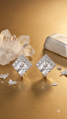 925 Sterling Silver Cute and Small Cz Studs