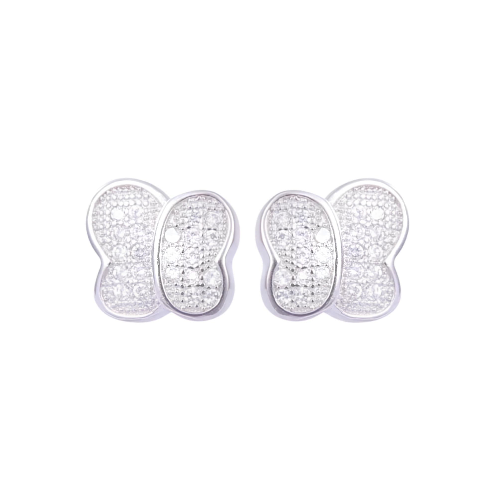 925 Sterling Silver Good Looking and Stylish Cz Studs