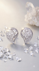 925 Sterling Silver Cz Studs for Girls in Pure