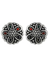 92.5 Silver and Unisexual Meena Work light weighted Studs