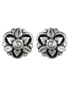 92.5 Silver and Unisexual Meena Work light weighted Studs