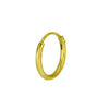 92.5 Sterling Silver 10 mm Gold Plated Nose Ring Hoops Bali