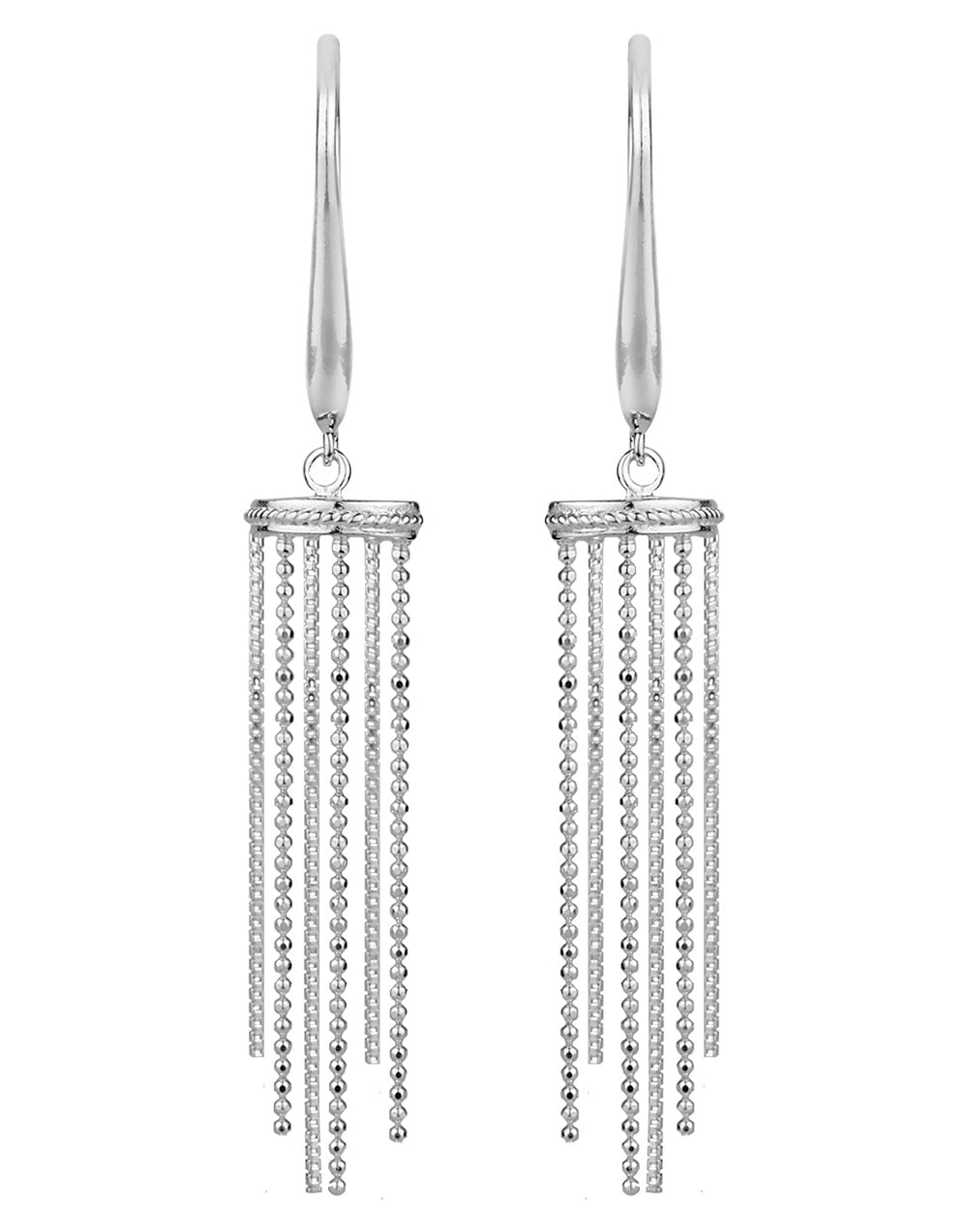 925 Sterling Silver Fashionable Handmade Dangler Hanging Earrings - Danglers