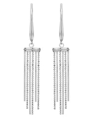925 Sterling Silver Fashionable Handmade Dangler Hanging Earrings - Danglers