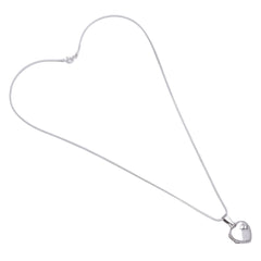 92.5 Sterling Silver Heart Shape Designer Photo Locket Pendant - Pendants