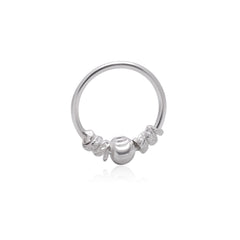 92.5 Sterling Silver Nose Ring - Silver Nose Ring