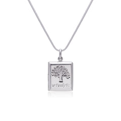 92.5 Sterling Silver Rectangle Designer Photo Locket Pendant - Pendants