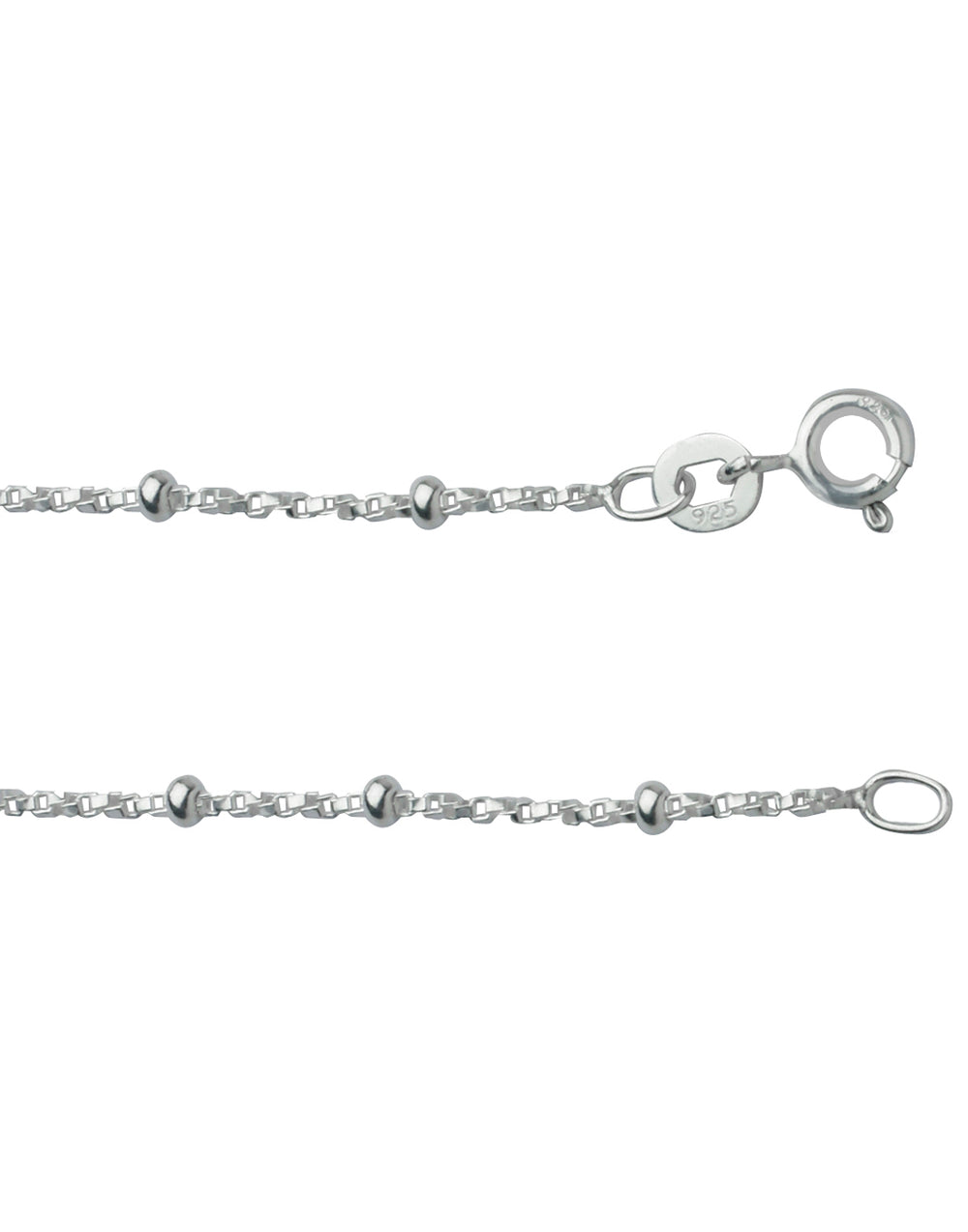 92.5 Sterling Silver Pair of Designer Anklets