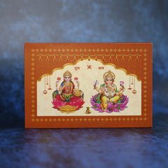 999 pure Silver 1 gm each Pack of 2 Colorful UV print Lakshmi Ji Ganesh Ji Coin
