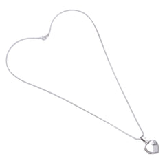 92.5 Sterling Silver Heart Shape Designer Photo Locket Pendant