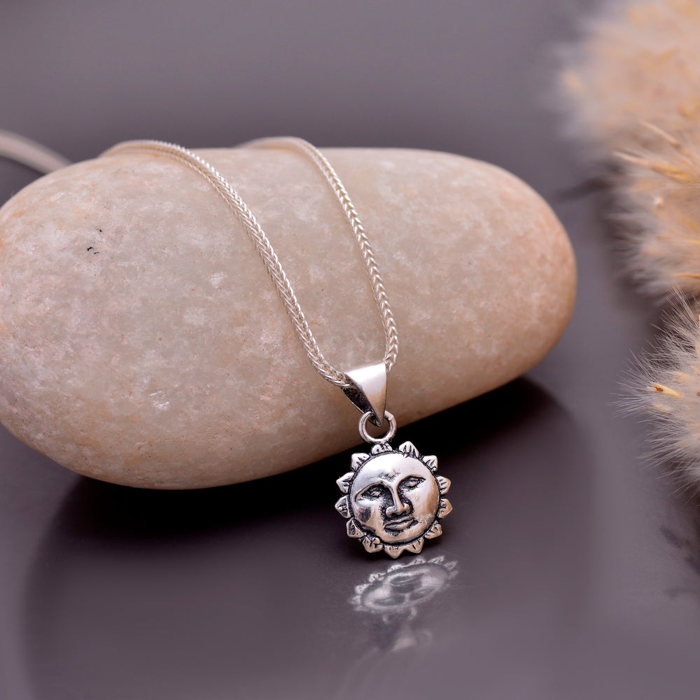 Surya Pendant with Chain 92.5 Silver Pendant