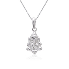 Ganesha 92.5 Sterling Silver Unisex Religious Small Pendant