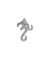 92.5 Sterling Silver OM Unisex Religious Pendant with CZ Stones