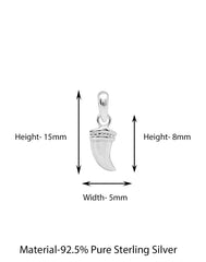 Small Light weighted knife Pendant with Fox Design Chain