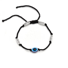 Trendy Evil Eye Anklet with Black Thread