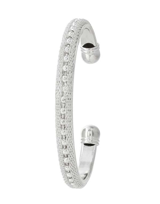 Handmade Bangle in Silver Alloy with for Women